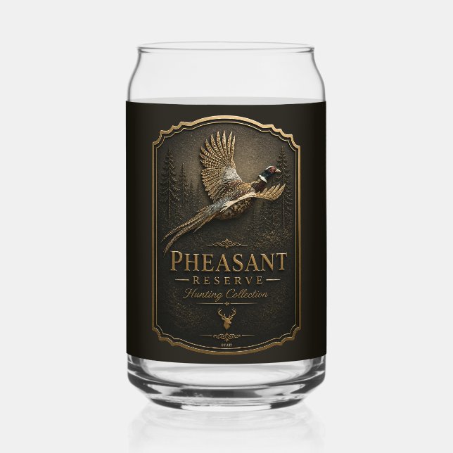 Pheasant, Royal Hunting Can Glass (Front)