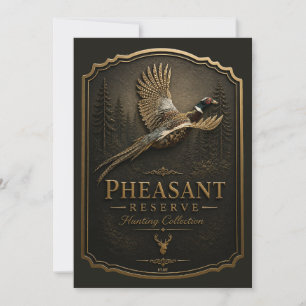 Pheasant, Royal Hunting Invitation