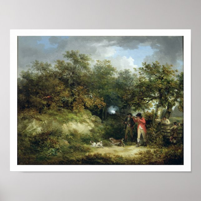 Pheasant Shooting (oil on canvas) 2 Poster (Front)