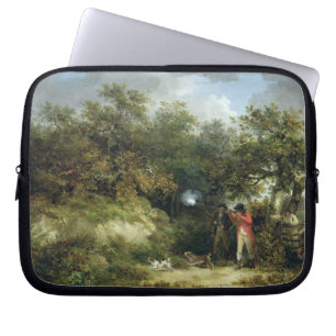 Pheasant Shooting (oil on canvas) 3 Laptop Sleeve