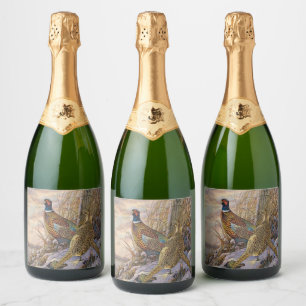 Pheasant  sparkling wine label