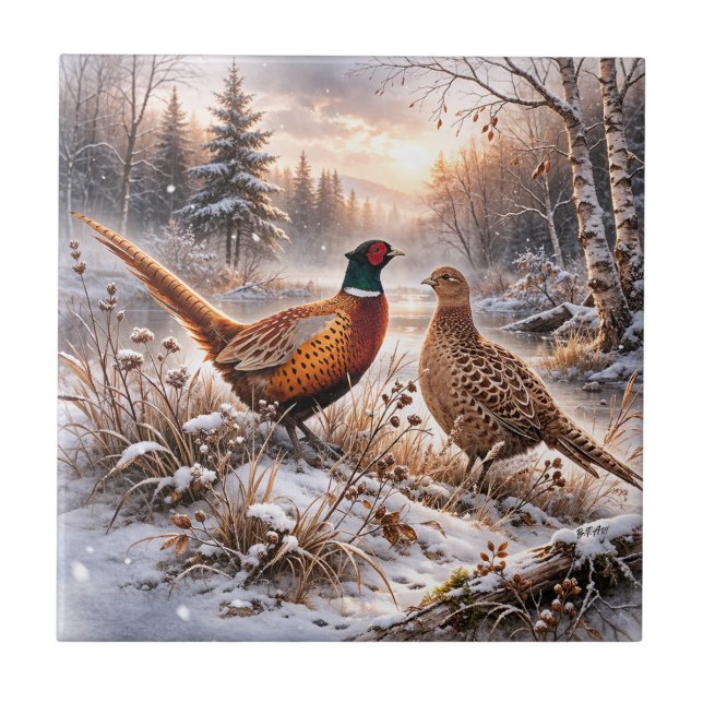 Pheasant  tile (Front)