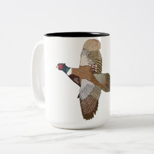 Pheasant Two-Tone Coffee Mug