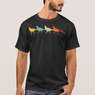 Pheasant Vintage Retro Bird Monal Animal Lover 60s T-Shirt