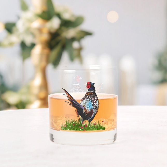 Pheasant  whiskey glass (Insitu (Wedding))