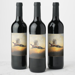 Pheasant  wine label
