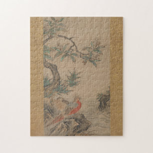 Pheasants among Trees: Flowers of the Four Seasons Jigsaw Puzzle