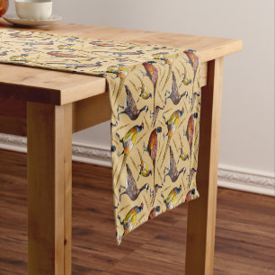 Pheasants and Geese Table Runner