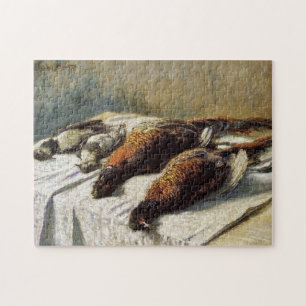 Pheasants and Plovers Monet Fine Art Jigsaw Puzzle