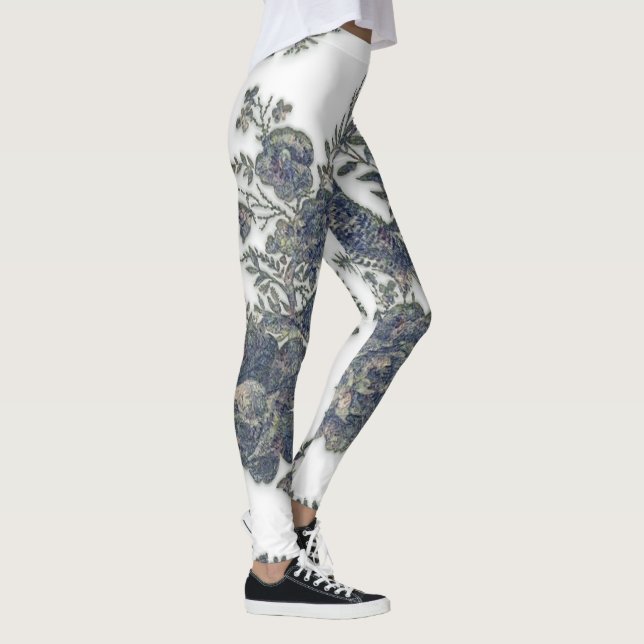 Pheasants in flowers  leggings (Right)