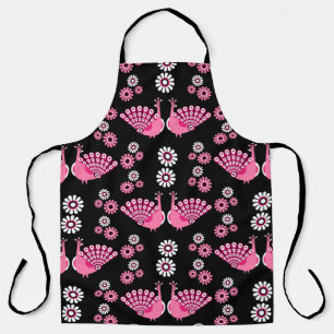  Pheasants Peacock Art Apron