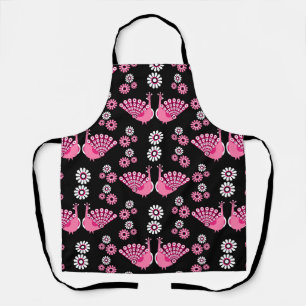Pheasants Peacock Art Apron