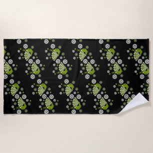  Pheasants Peacock Art Beach Towel