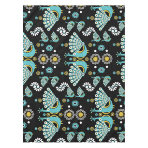 Pheasants Peacock Art Tablecloth