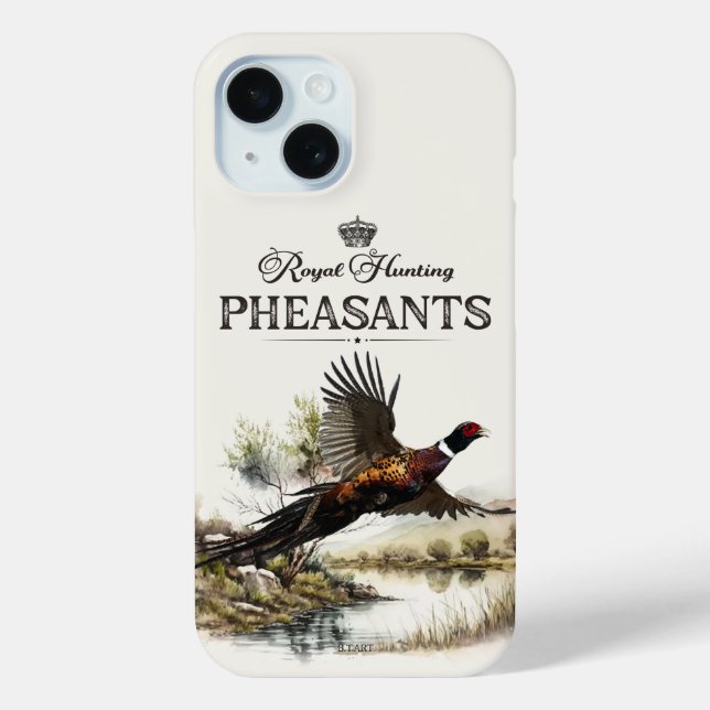 Pheasants, Royal Hunting Art  Case-Mate iPhone Case (Back)