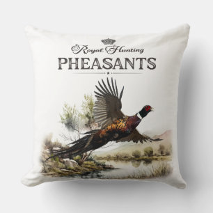 Pheasants, Royal Hunting Cushion