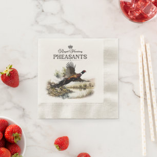 Pheasants, Royal Hunting Napkin