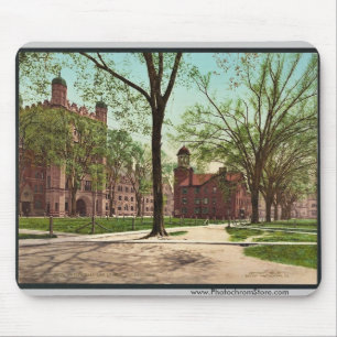 Phelps Hall and Lyceum, Yale College rare Photochr Mouse Mat