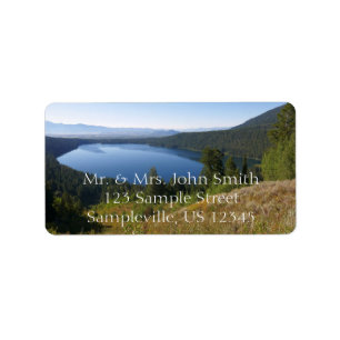 Phelps Lake III at Grand Teton National Park Label