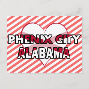 Phenix City, Alabama Postcard