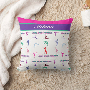 Phenomenal Gymnast Crazy About Gymnastics Cushion