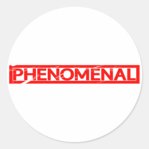 Phenomenal Stamp Classic Round Sticker