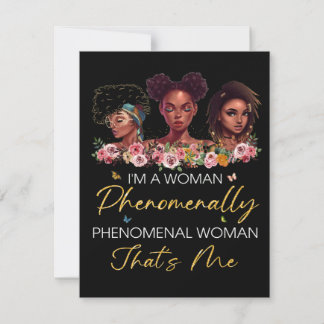 Phenomenal Woman Cards