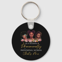 Phenomenal Woman Double Sided Keychain