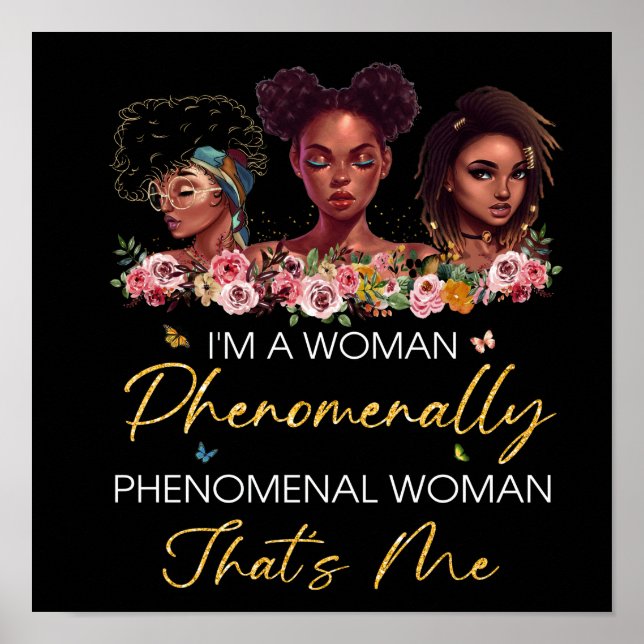 Phenomenal Woman Poster (Front)