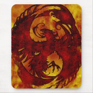 Pheonix Rising Fantasy 2 Mouse Mat