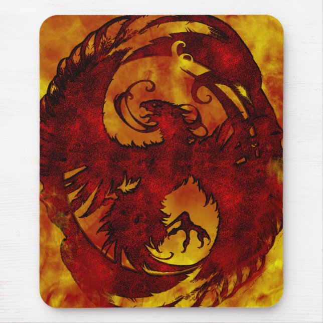 Pheonix Rising Fantasy 2 Mouse Mat (Front)