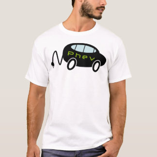 PHEV car and plug T-Shirt