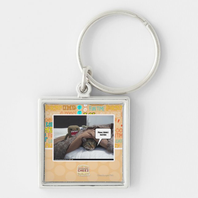 Phew I think I lost him Key Ring (Front)