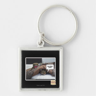 Phew I think I lost him Key Ring