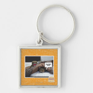 Phew I think I lost him Key Ring