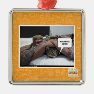 Phew I think I lost him Metal Tree Decoration