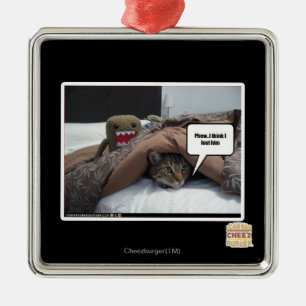 Phew I think I lost him Metal Tree Decoration