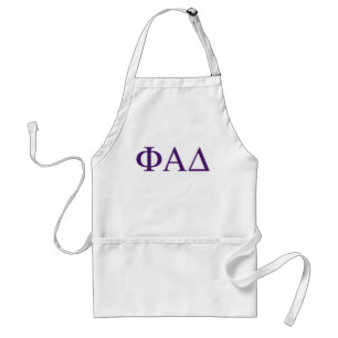 Phi Alpha Delta Greek Letters Standard Apron