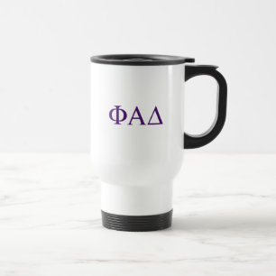 Phi Alpha Delta Greek Letters Travel Mug