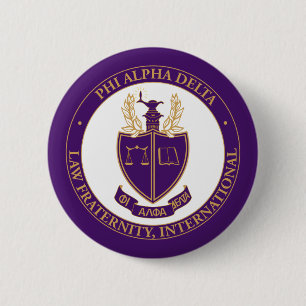 Phi Alpha Delta Logo 6 Cm Round Badge