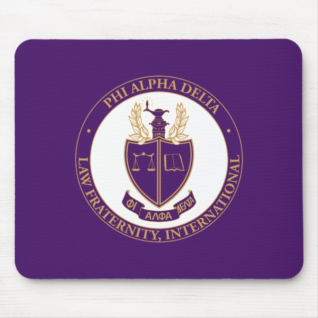 Phi Alpha Delta Logo Mouse Mat (Front)