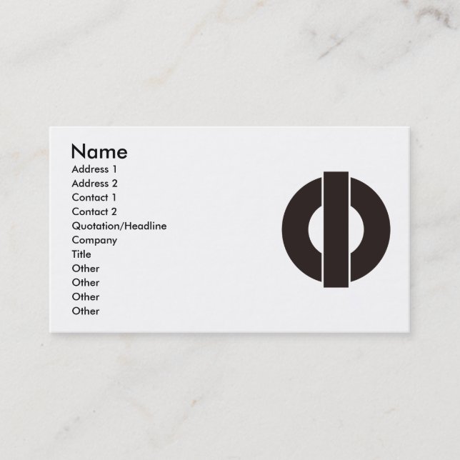 PHI BUSINESS CARD (Front)