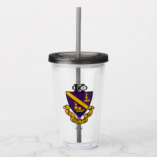 Phi Chi Theta Colour Crest Acrylic Tumbler