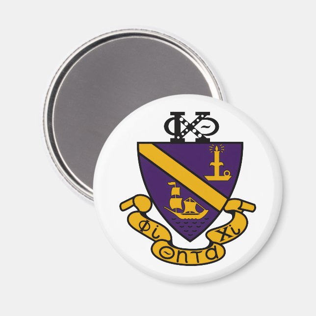 Phi Chi Theta | Colour Crest Magnet (Front/Back)