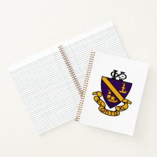 Phi Chi Theta   Colour Crest Notebook