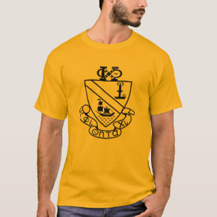 Phi Chi Theta Crest B&W T-Shirt