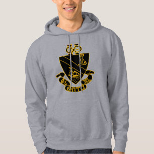 Phi Chi Theta Crest Gold and Black Hoodie