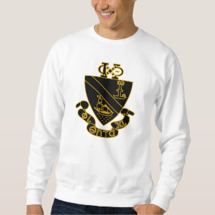 Phi Chi Theta Crest Gold and Black Sweatshirt
