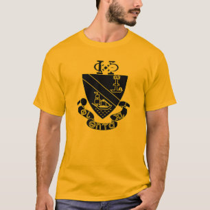 Phi Chi Theta Crest Gold and Black T-Shirt