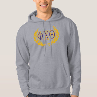 Phi Chi Theta | Greek with Wreath Hoodie